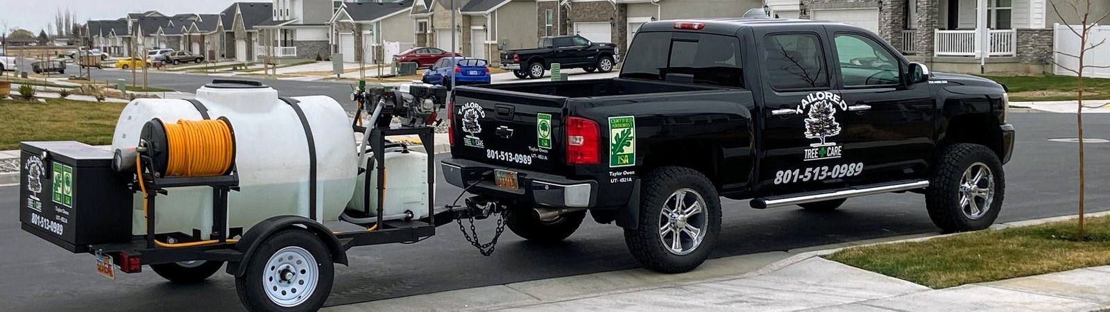 Tailored Tree Care truck and spray rig